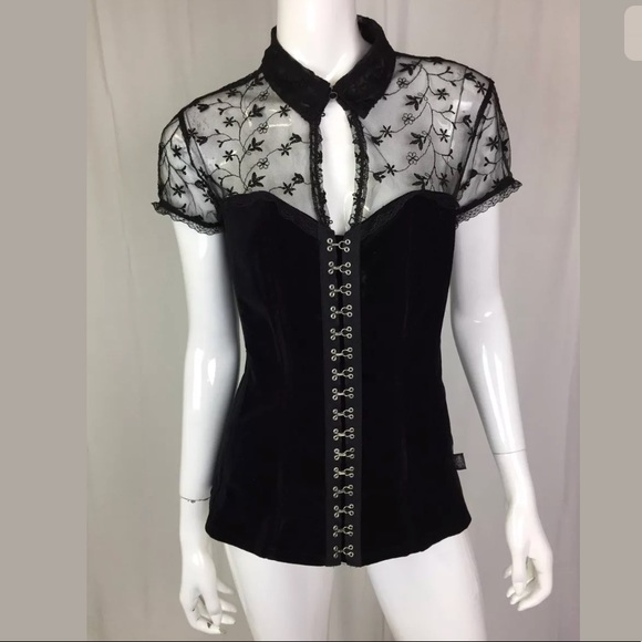 Tripp nyc Tops - Daang Goodman Tripp NYC Lace Embroidery Corset Top